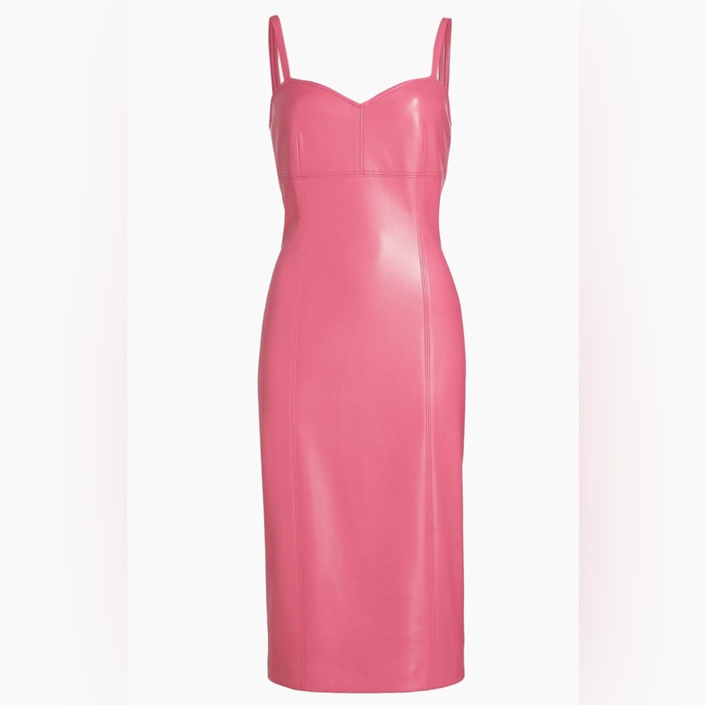 Elie Tahari Strapless Pink Dress